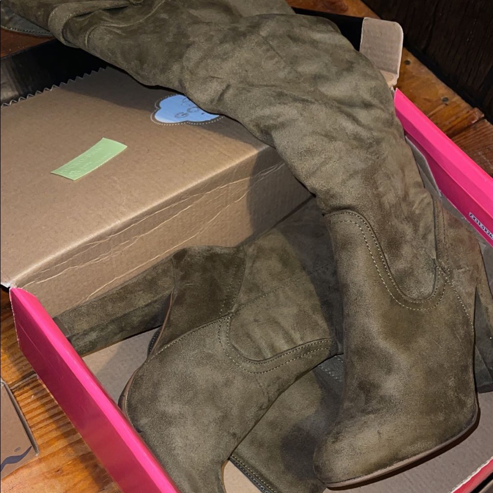 Knee high boots. Wore one time